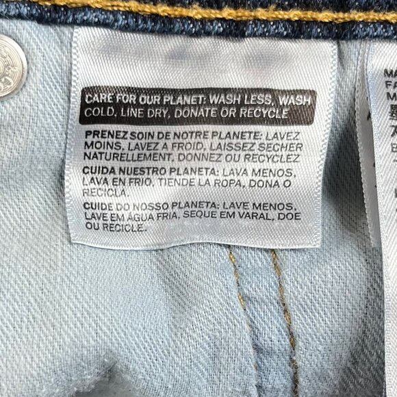 Levis 505 Jeans Mens 38 X 30 Medium Wash Casual Comfortable - Picture 7 of 12